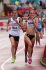 Emelia Gorecka (GB) during the 5000 metres at the European Athletics Team Championships.
